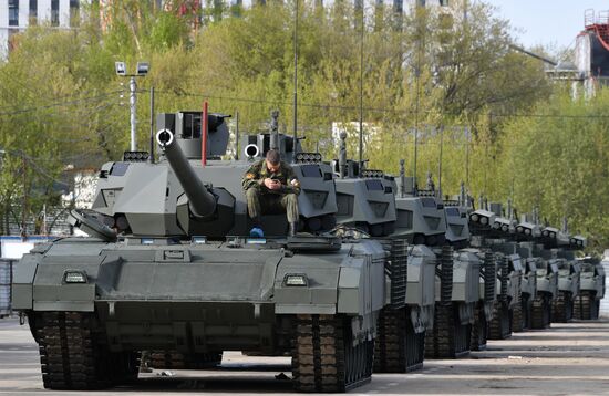 Russia Parade Rehearsal