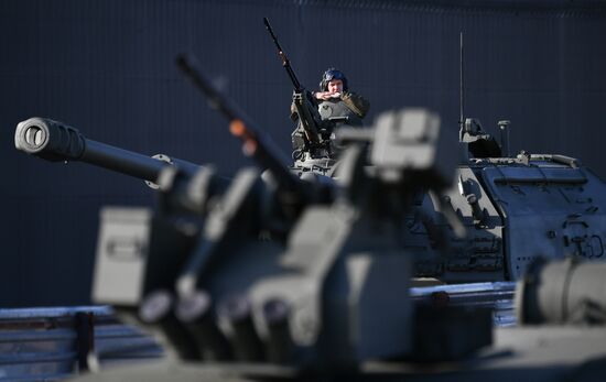 Russia Parade Rehearsal