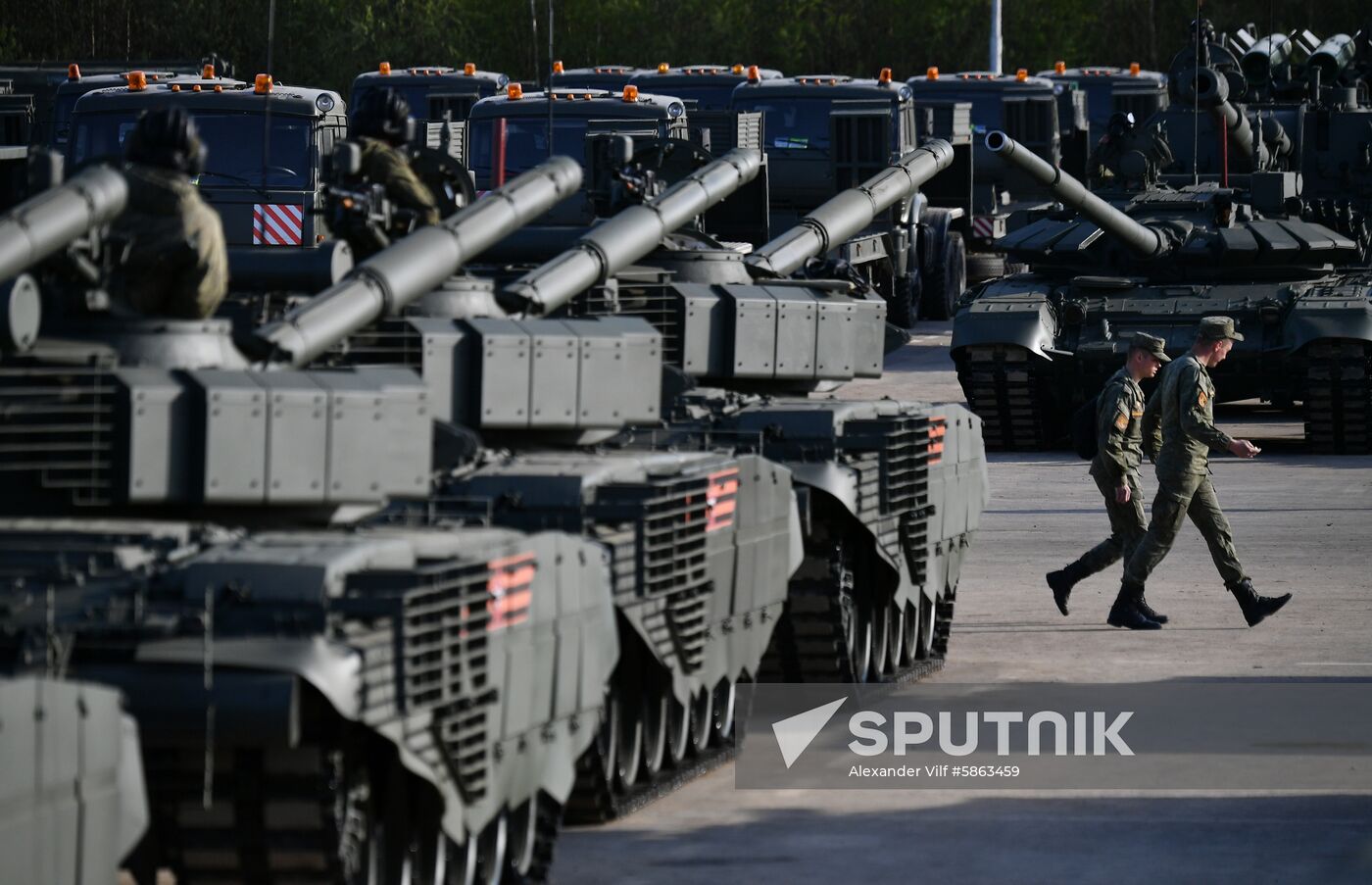 Russia Parade Rehearsal