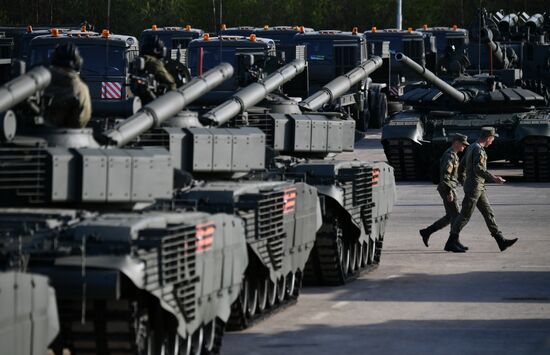 Russia Parade Rehearsal