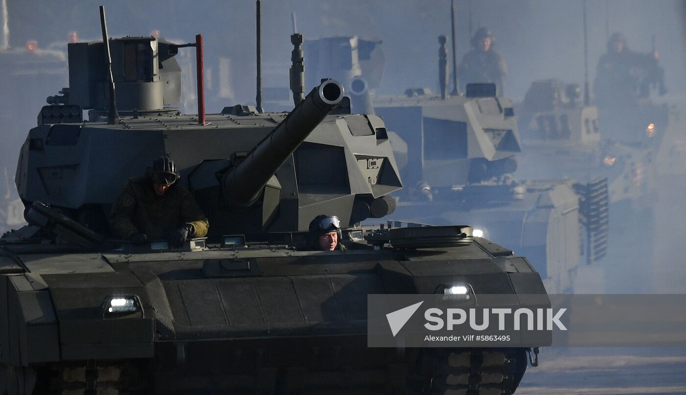 Russia Parade Rehearsal