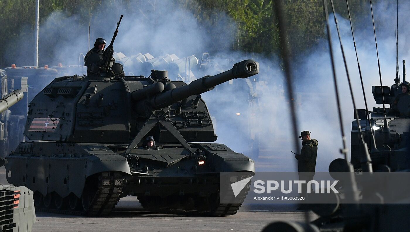 Russia Parade Rehearsal