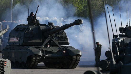 Russia Parade Rehearsal