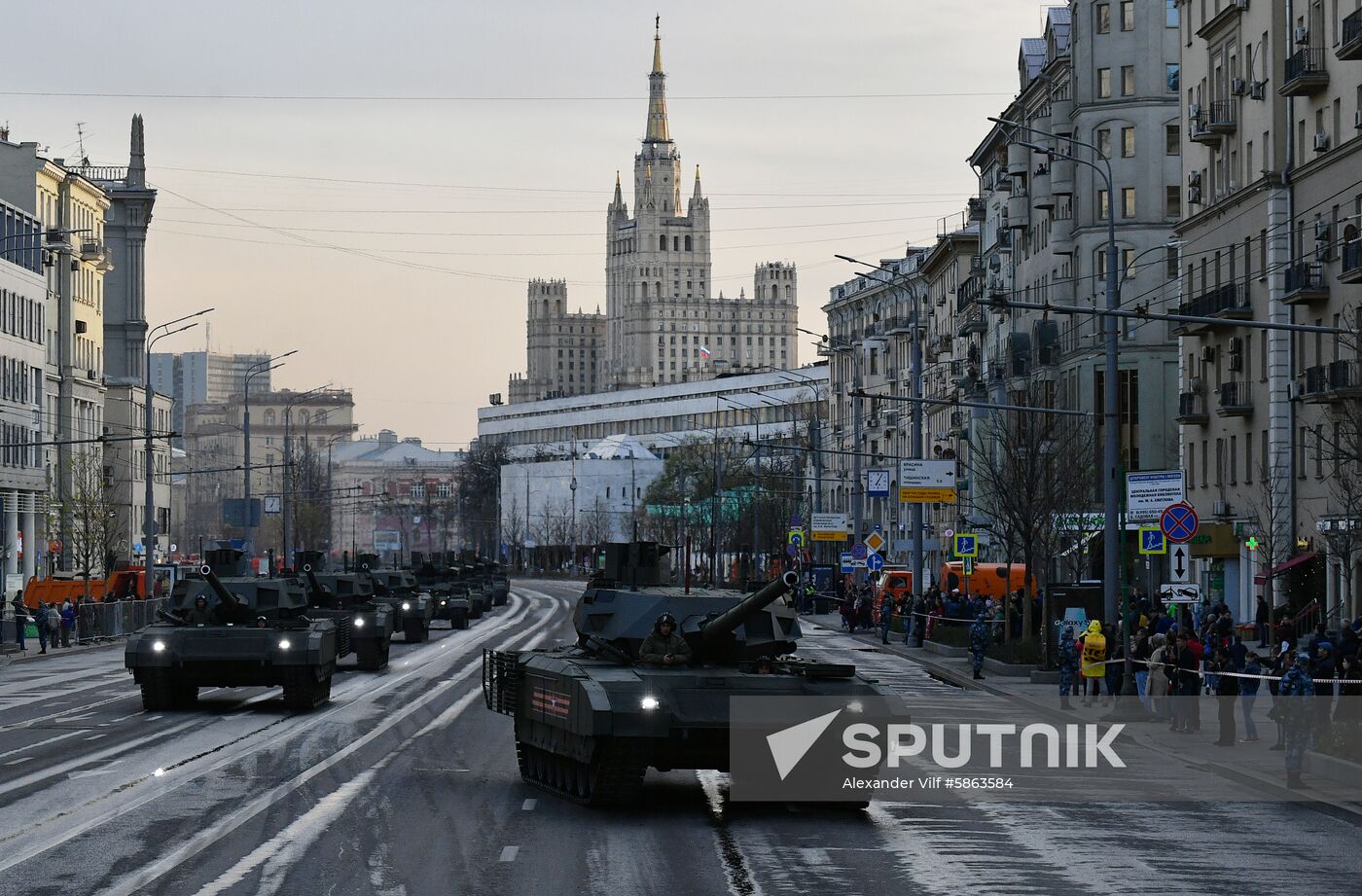 Russia Parade Rehearsal