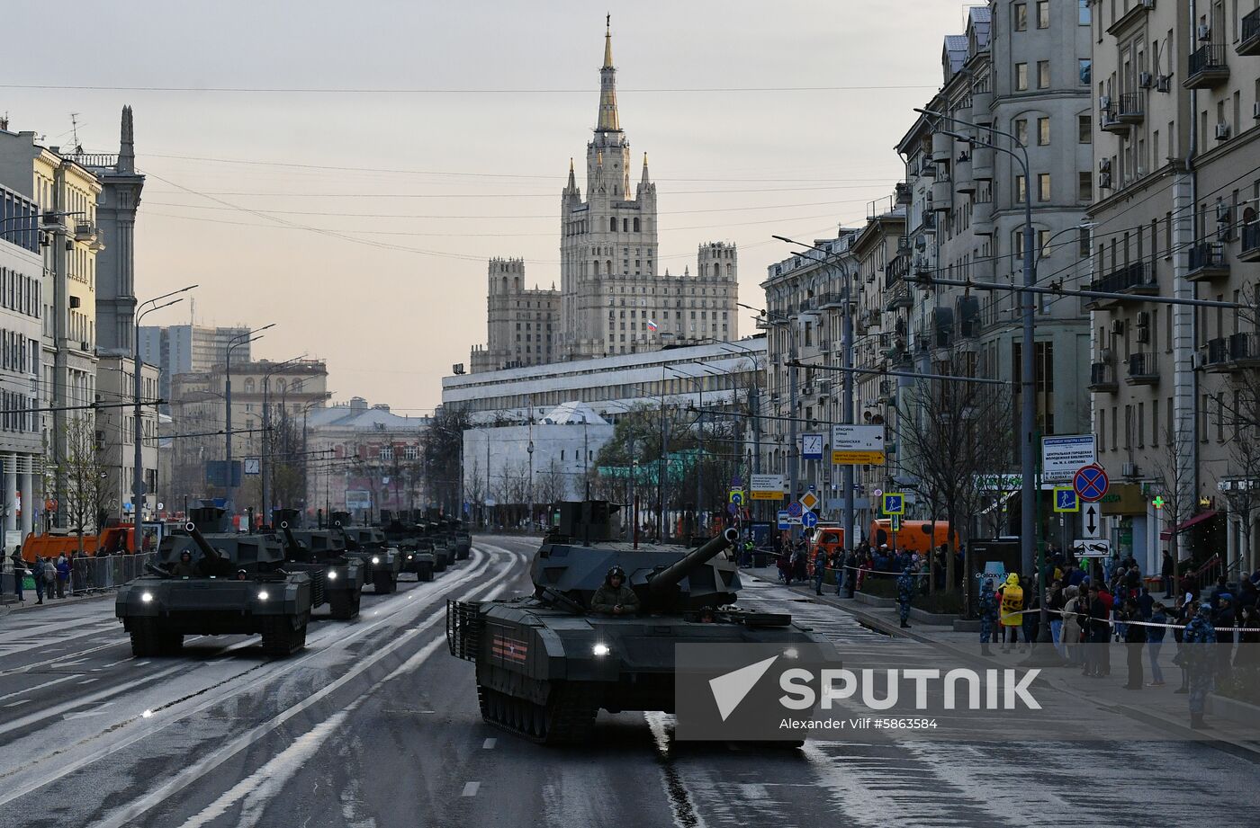 Russia Parade Rehearsal