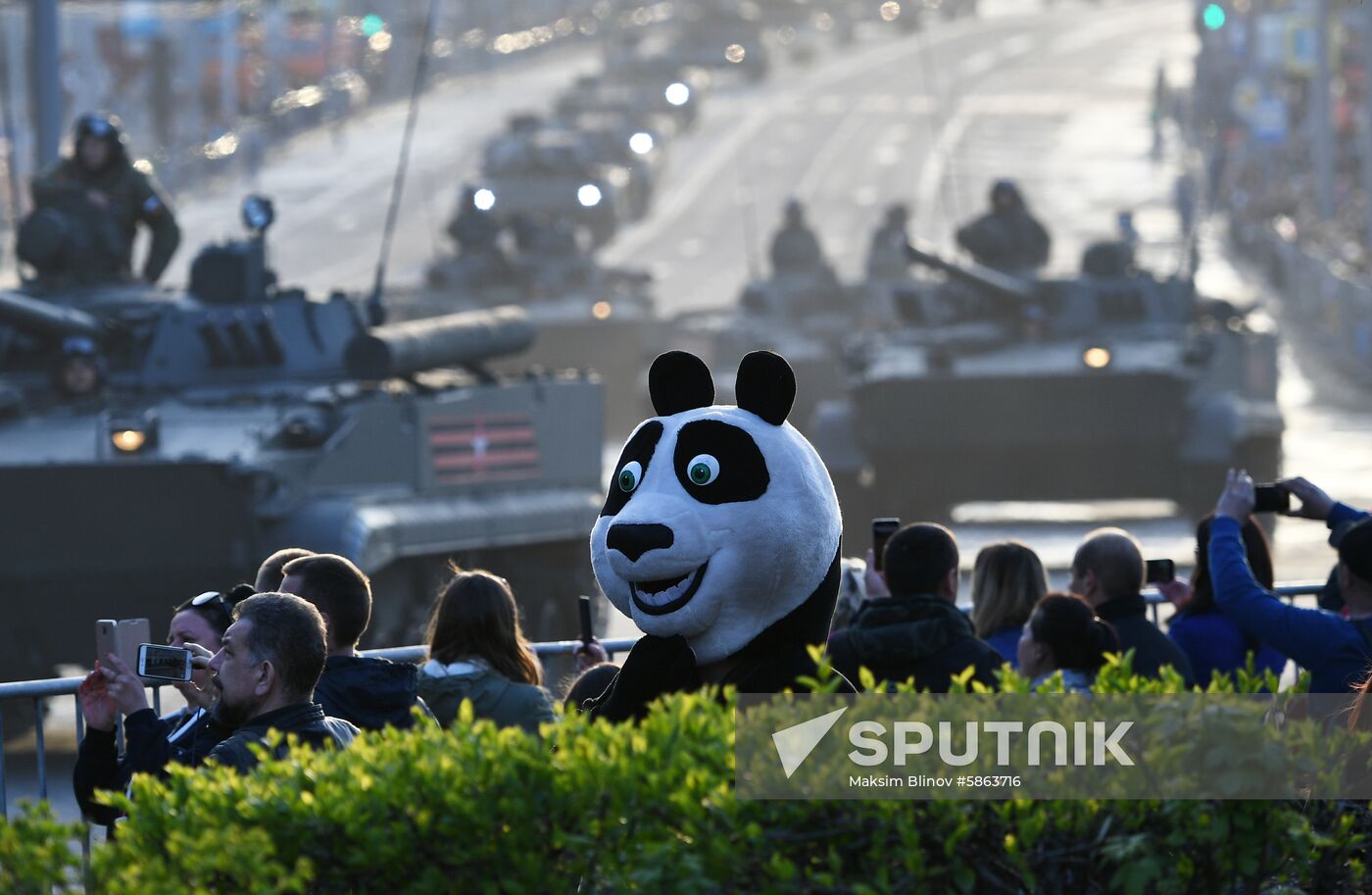 Russia Parade Rehearsal