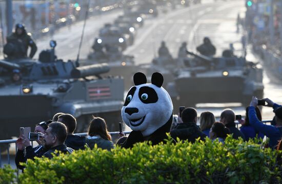 Russia Parade Rehearsal