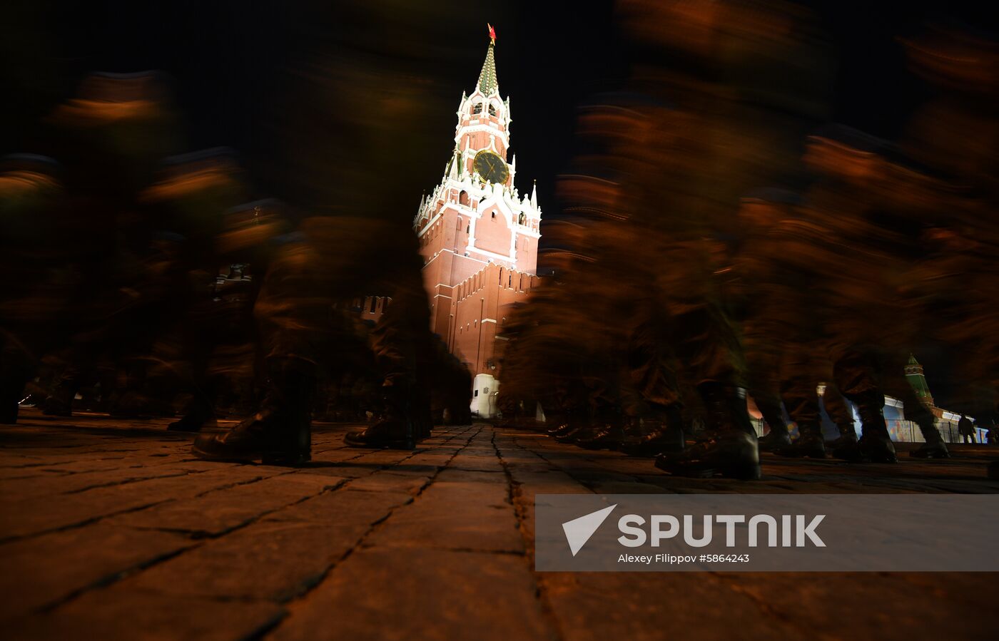 Russia Parade Rehearsal