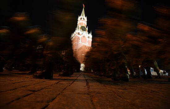 Russia Parade Rehearsal