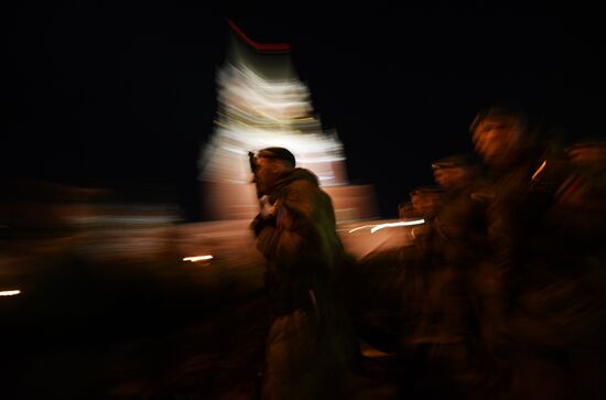 Russia Parade Rehearsal