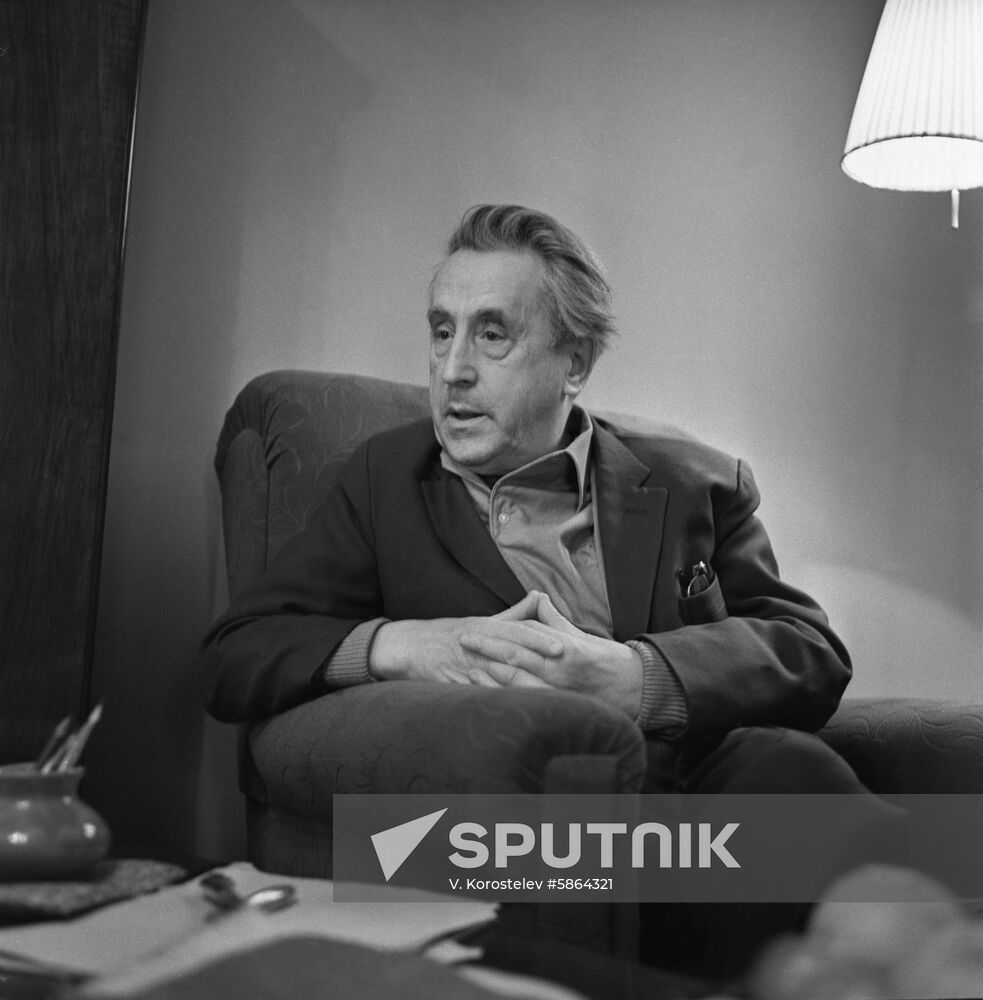 Soviet film director Abram Room