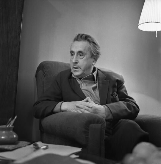 Soviet film director Abram Room