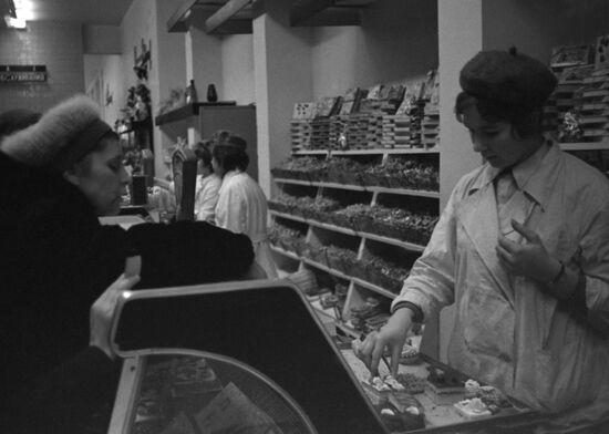 Sputnik food store in Moscow