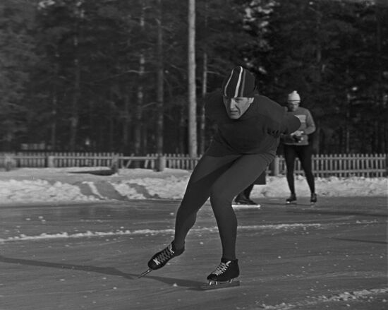Soviet speed skater Viktor Kosichkin