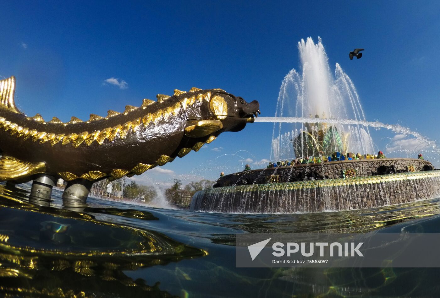 Russia Fountain Season