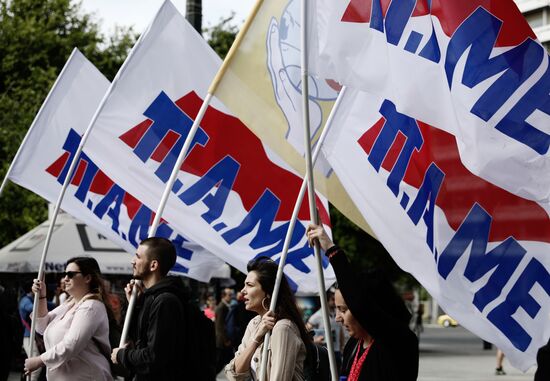 Greece May Day