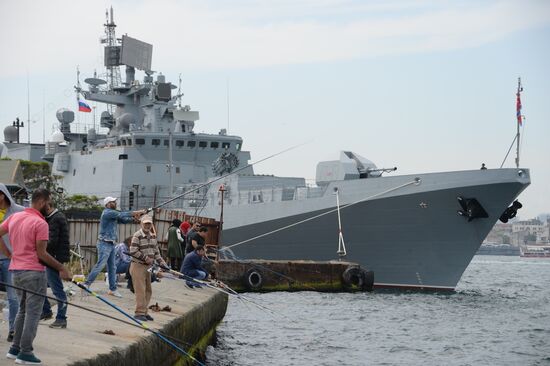 Turkey Russian Military Ship