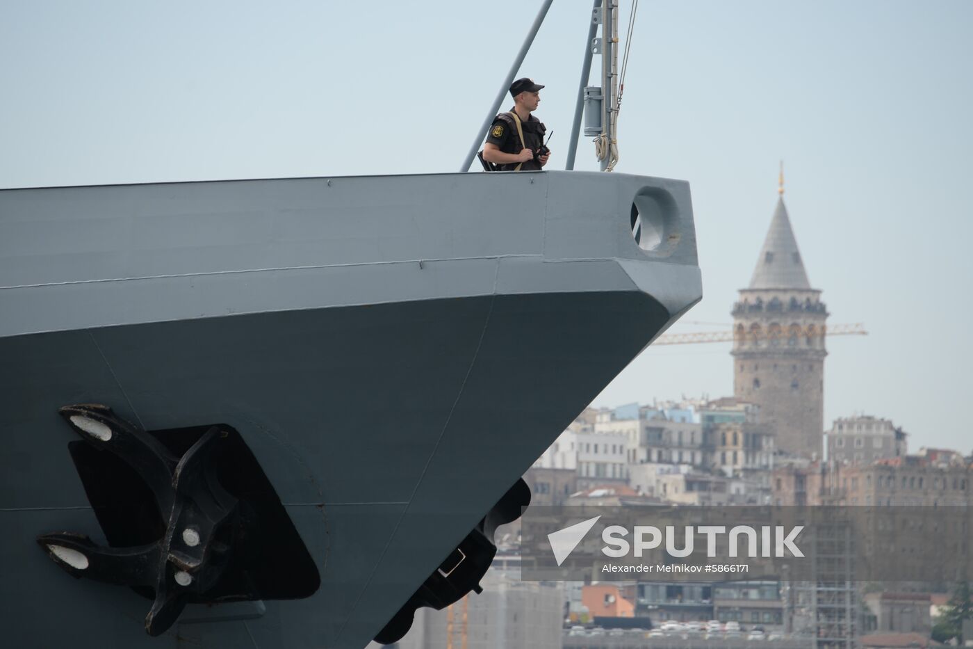 Turkey Russian Military Ship