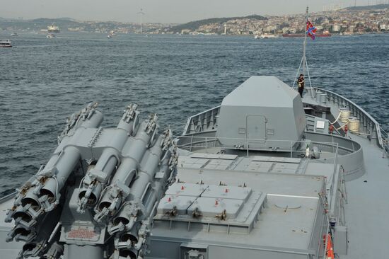 Turkey Russian Military Ship