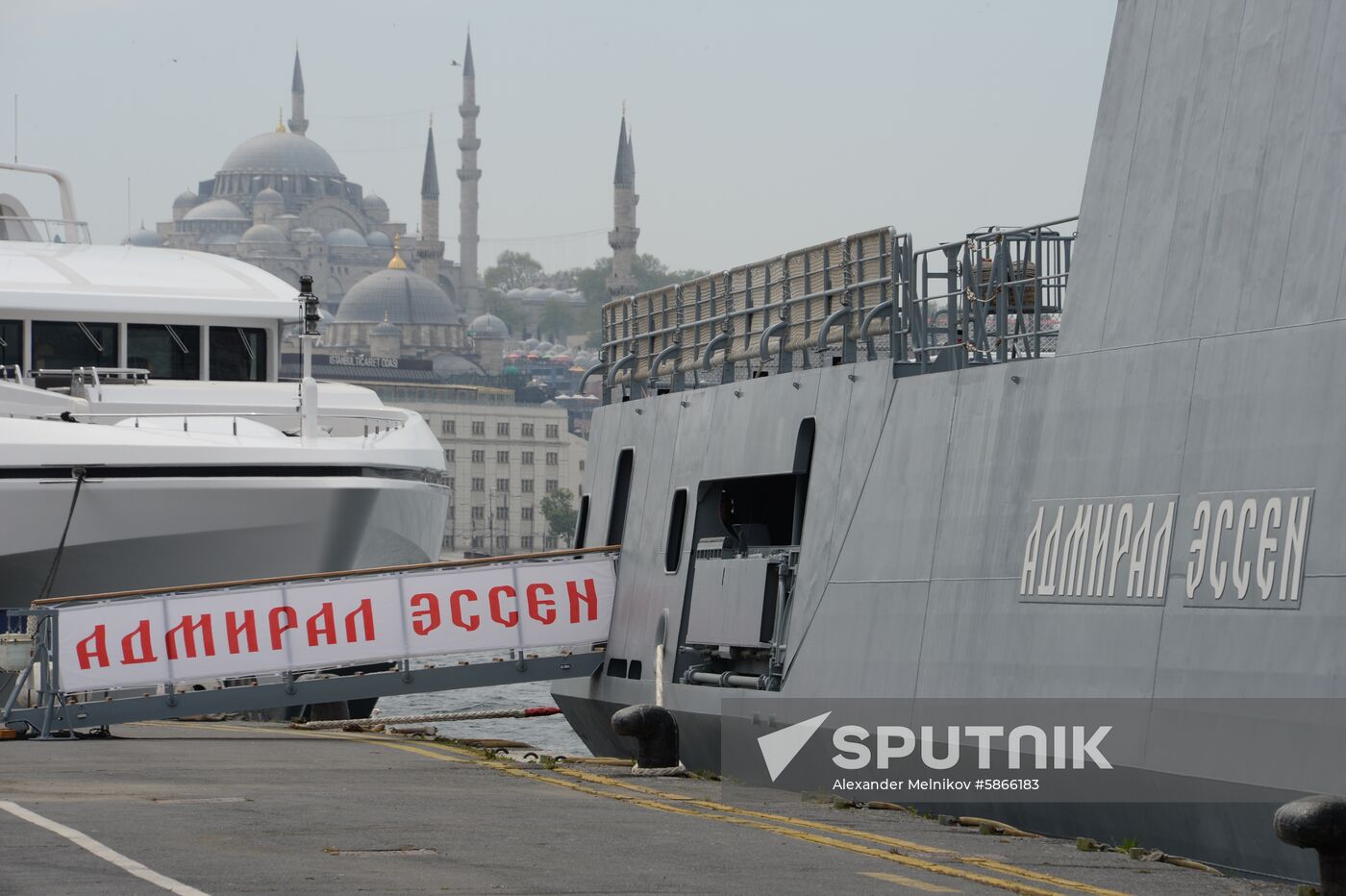 Turkey Russian Military Ship