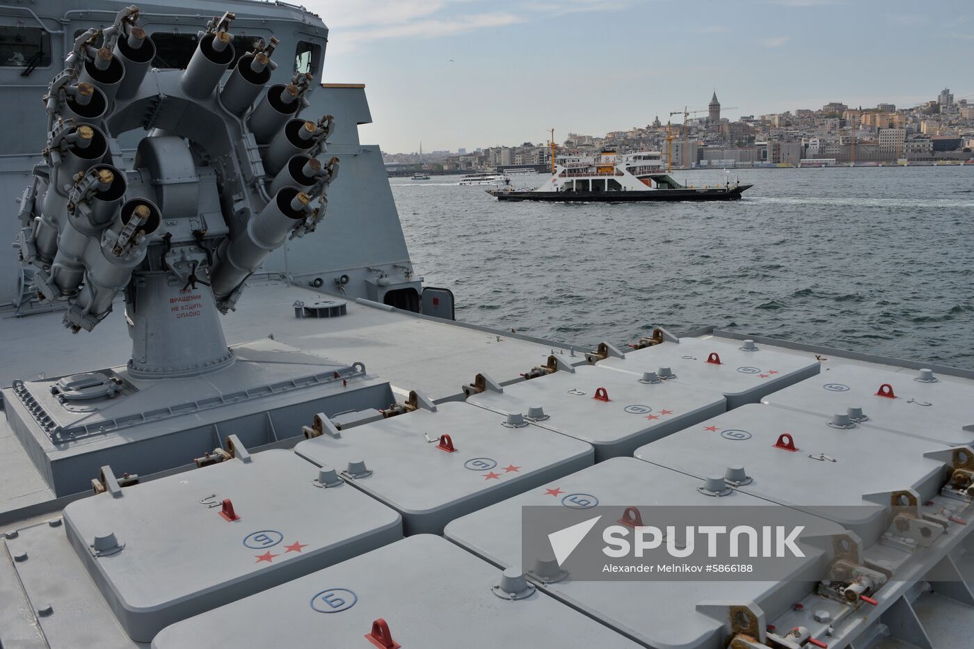 Turkey Russian Military Ship