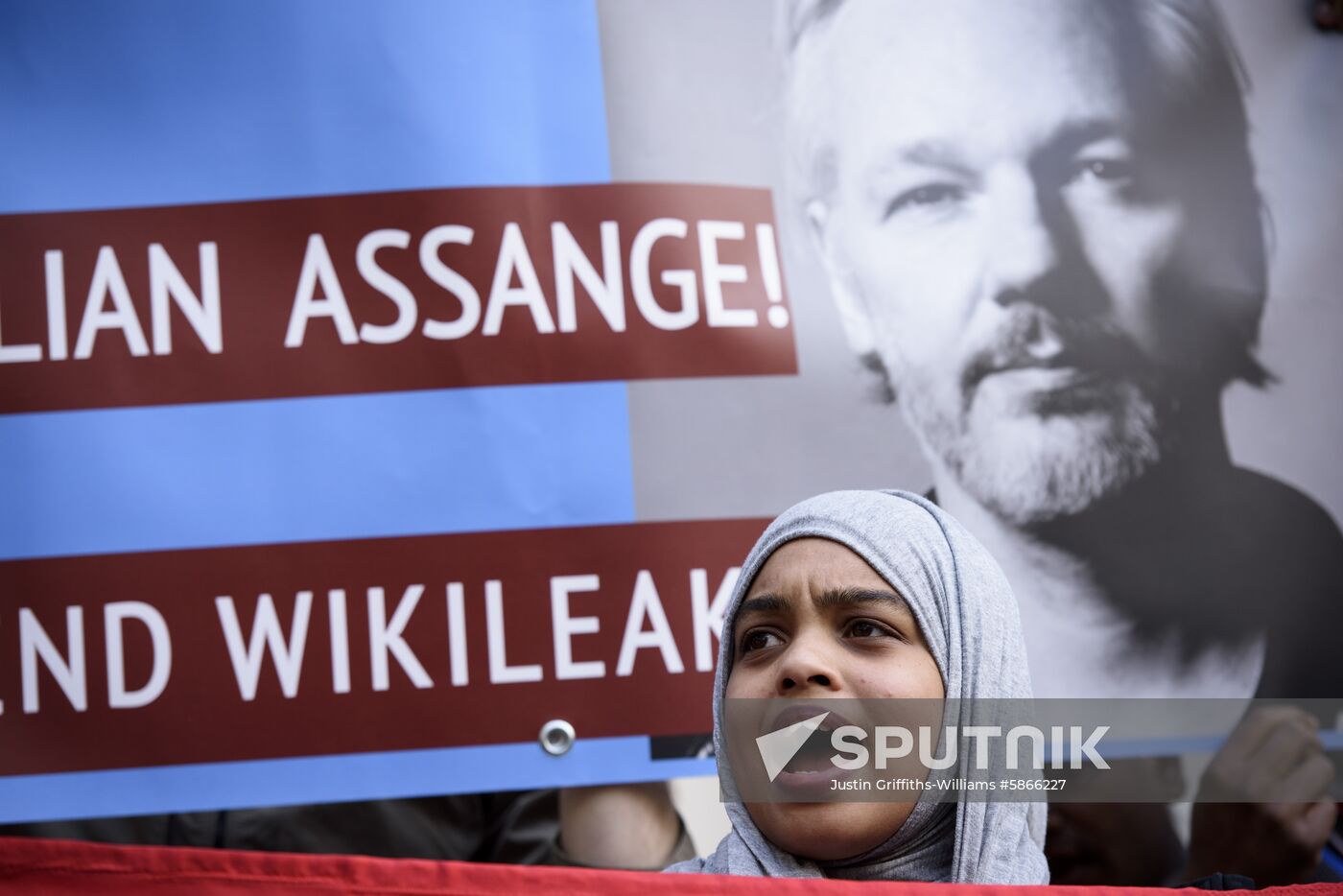 Great Britain Wikileaks Assange Court