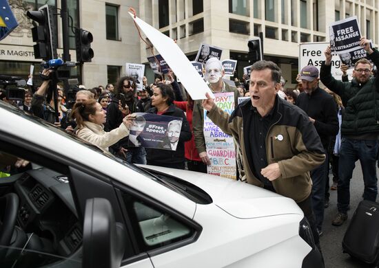 Great Britain Wikileaks Assange Court