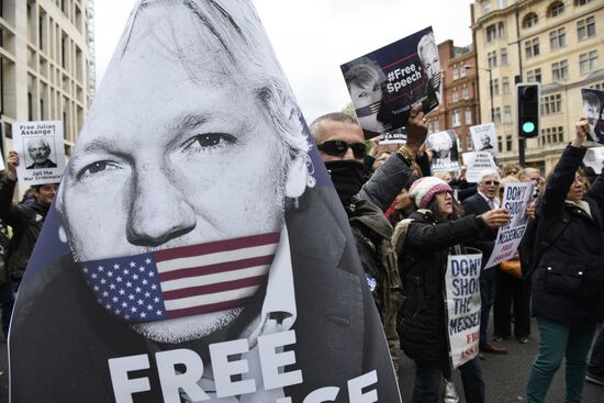 Great Britain Wikileaks Assange Court