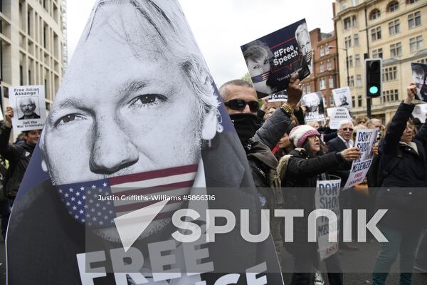 Great Britain Wikileaks Assange Court