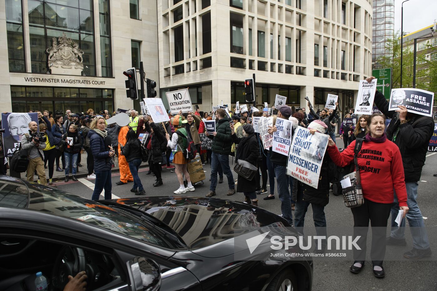 Great Britain Wikileaks Assange Court