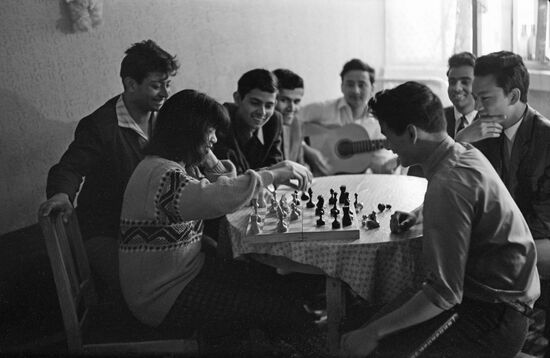 Nepalese students in USSR