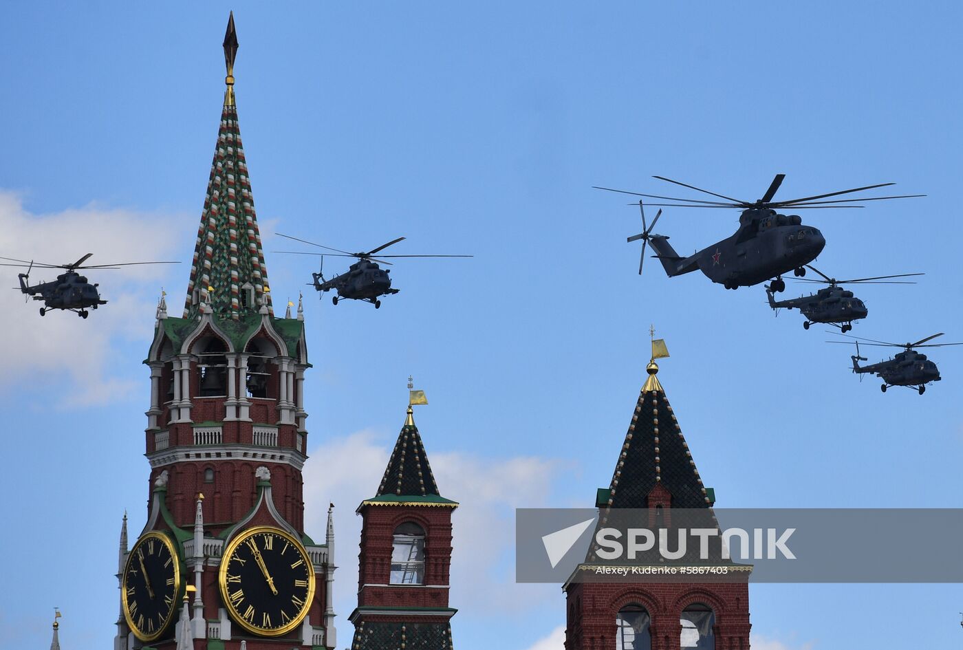 Russia Parade Rehearsal