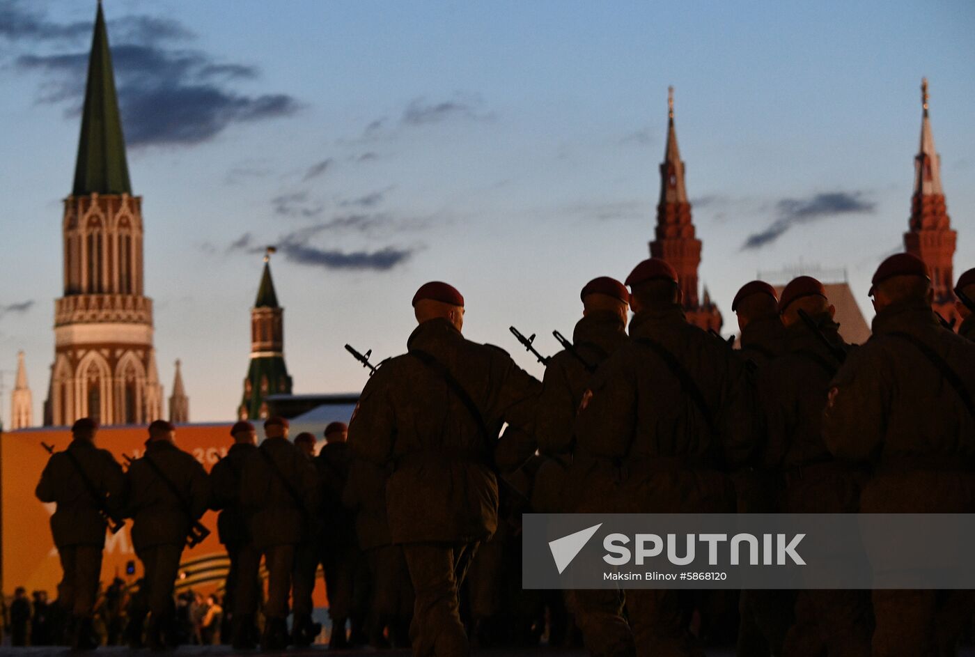 Russia Parade Rehearsal