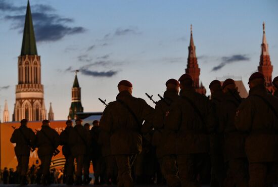 Russia Parade Rehearsal