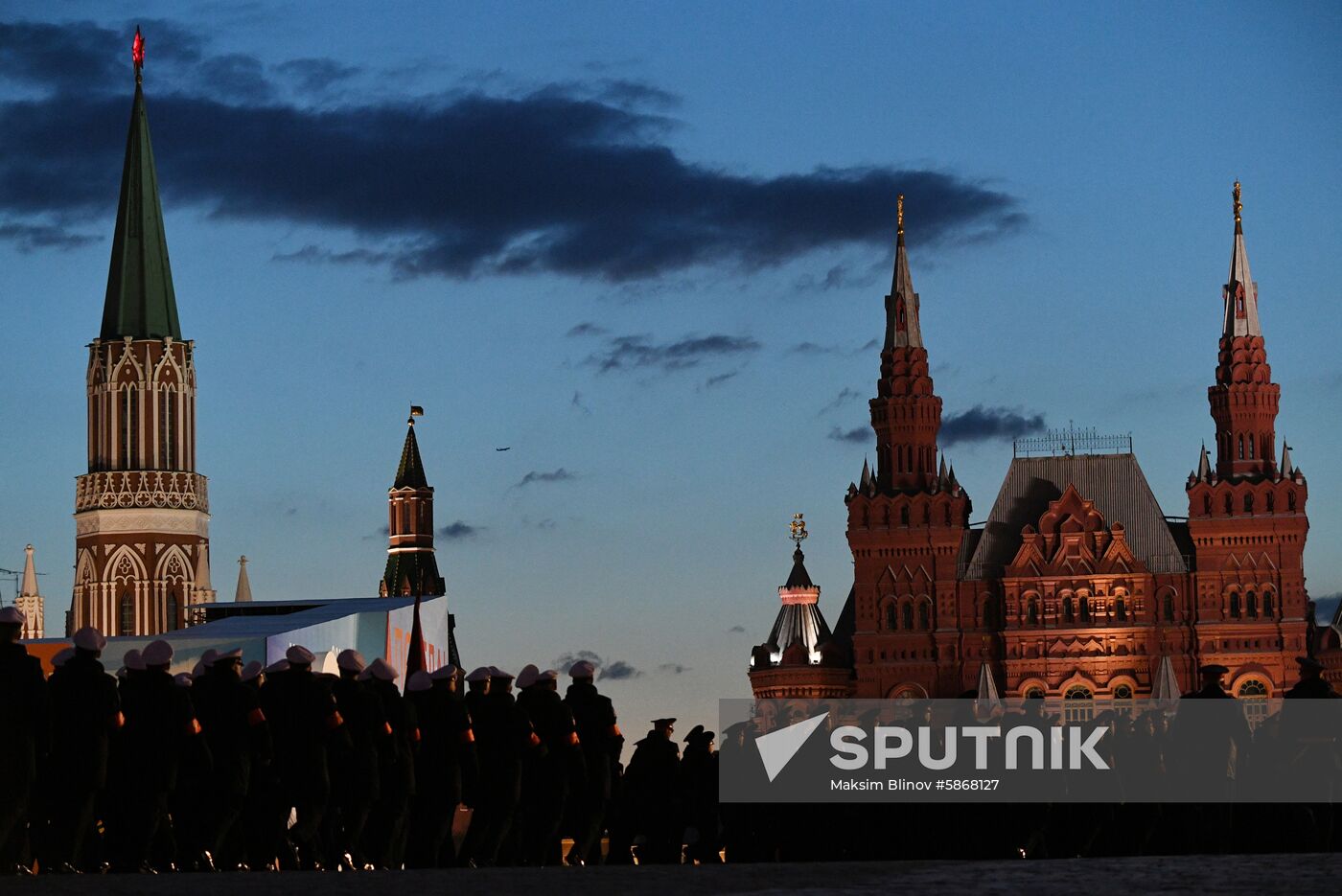 Russia Parade Rehearsal