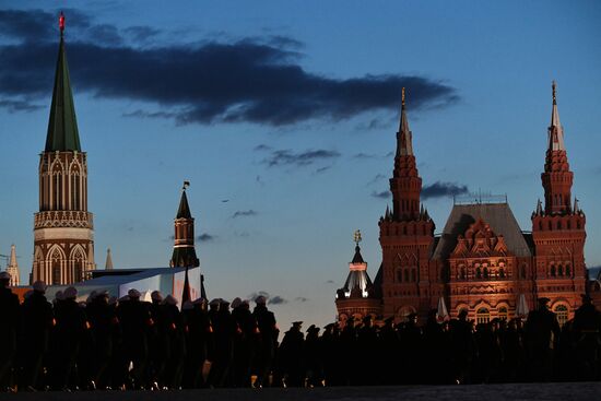 Russia Parade Rehearsal