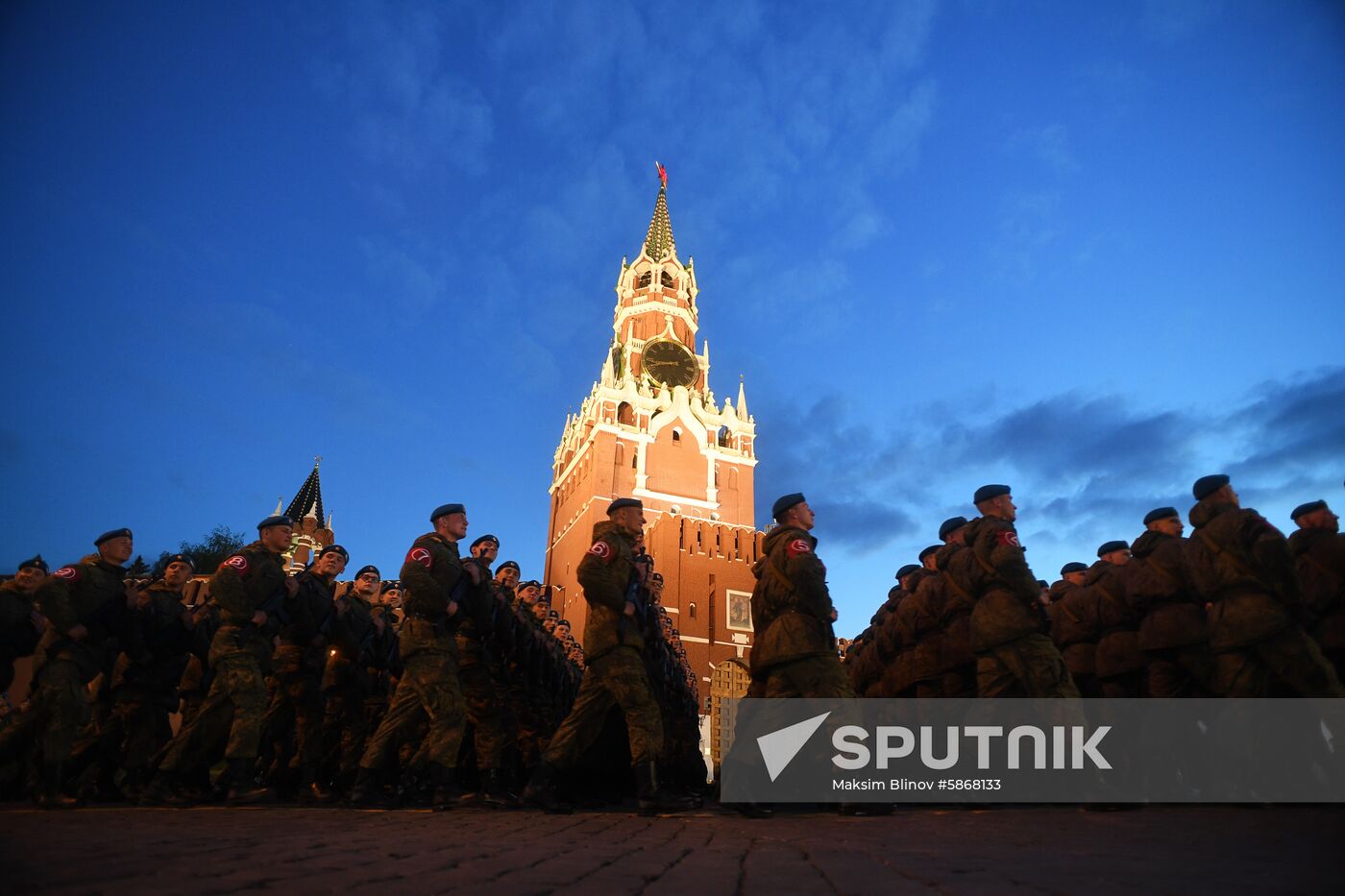 Russia Parade Rehearsal
