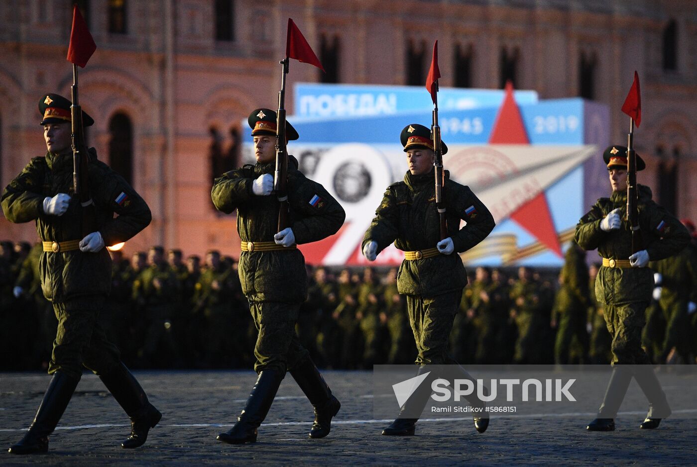 Russia Parade Rehearsal