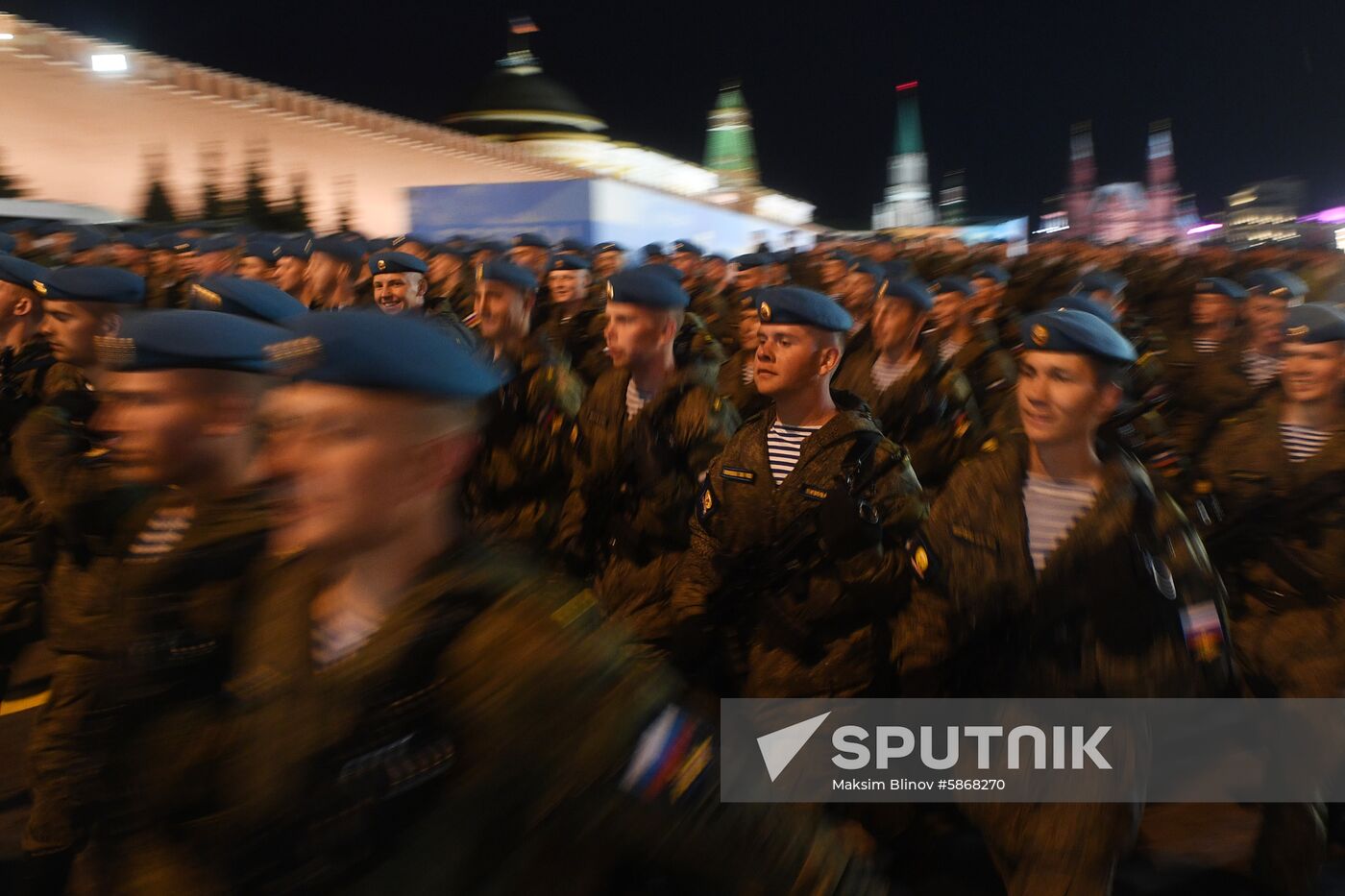 Russia Parade Rehearsal