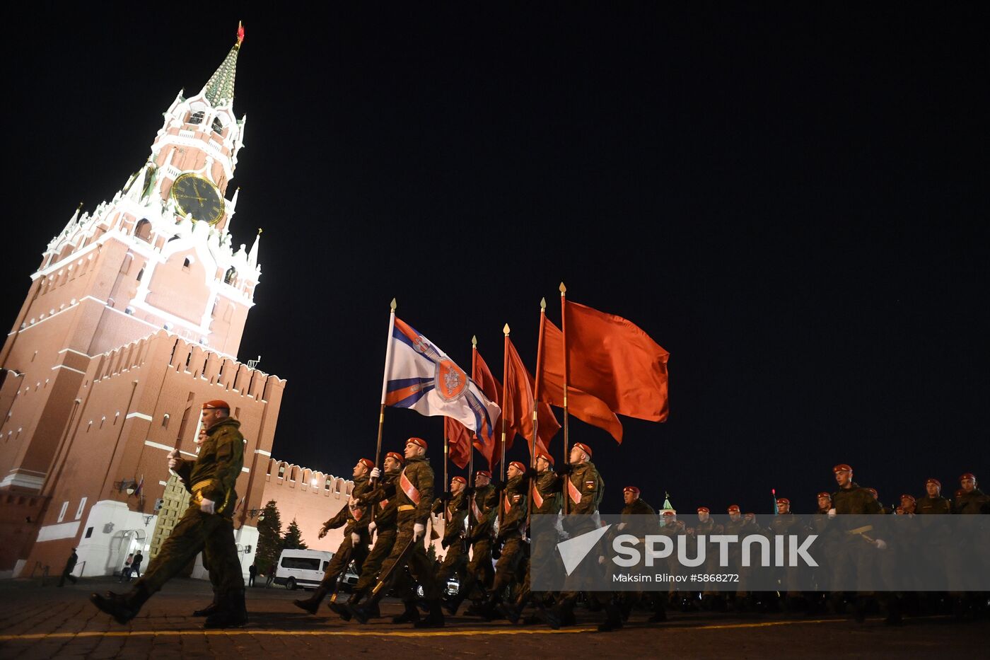 Russia Parade Rehearsal