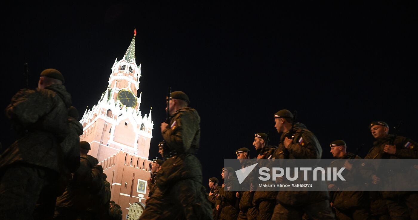 Russia Parade Rehearsal