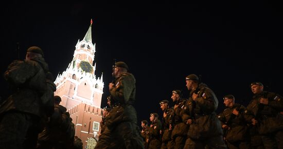 Russia Parade Rehearsal