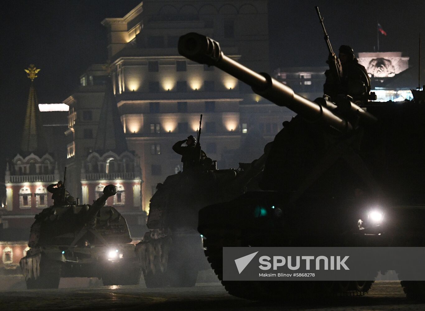 Russia Parade Rehearsal