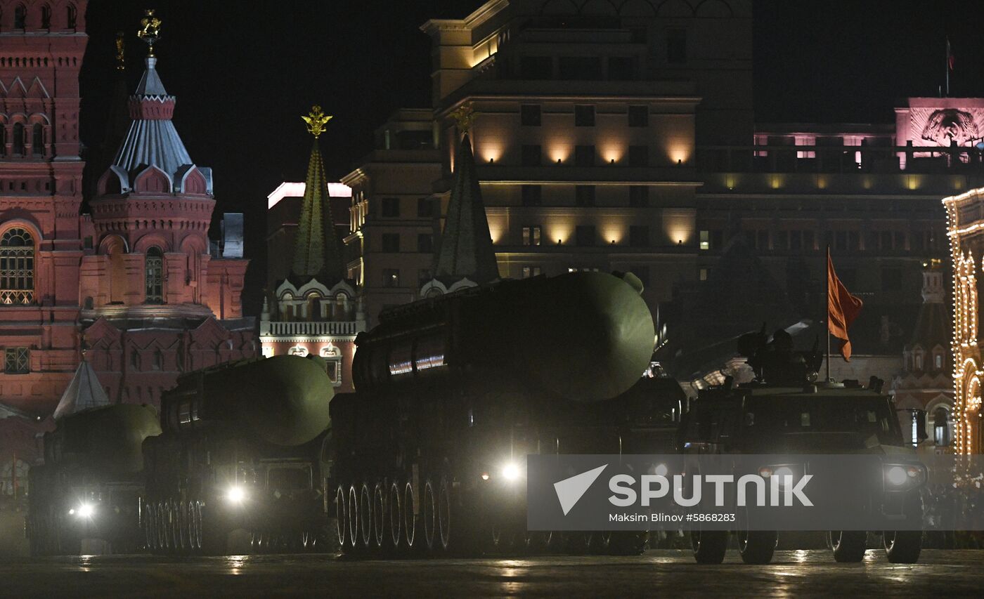 Russia Parade Rehearsal