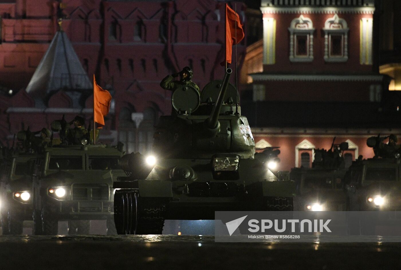 Russia Parade Rehearsal