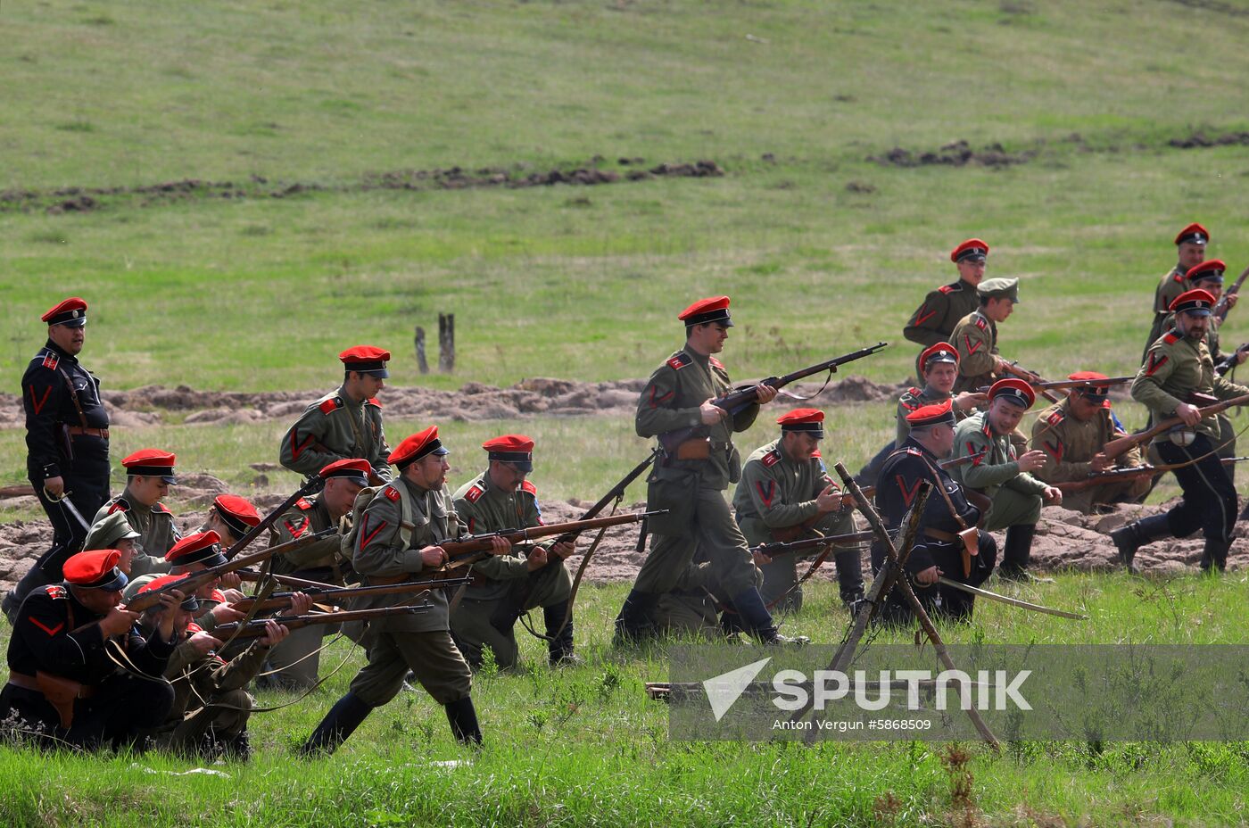 Russia Civil War Reenactment