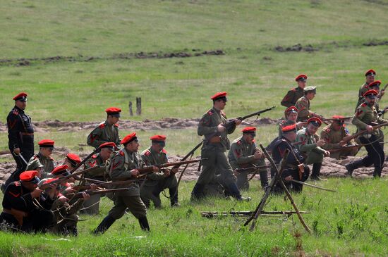 Russia Civil War Reenactment