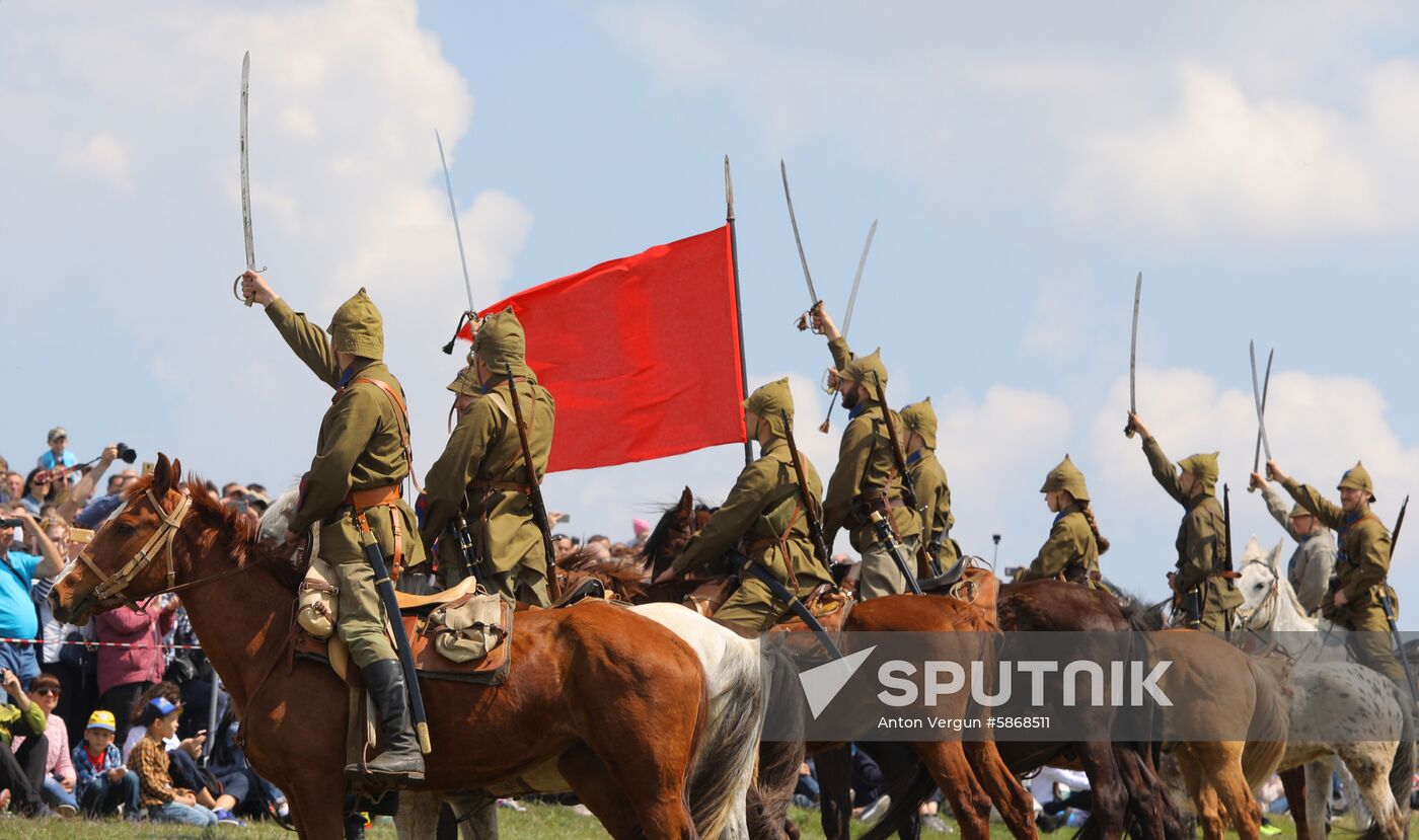 Russia Civil War Reenactment