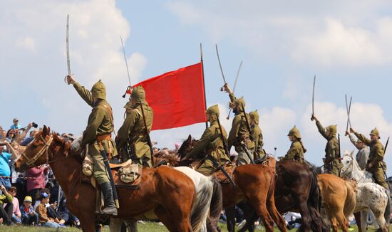 Russia Civil War Reenactment