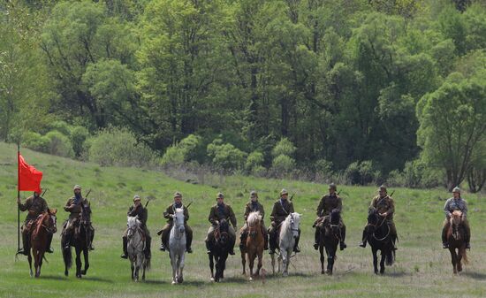 Russia Civil War Reenactment